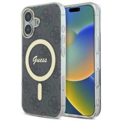 Guess IML 4G MagSafe iPhone 16 Case - Black Guess IML 4G MagSafe iPhone 16 Case - Black