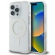 Guess IML Glitter Circle MagSafe Case for iPhone 16 Pro Max - Clear Guess IML Glitter Circle MagSafe Case for iPhone 16 Pro Max - Clear