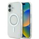 Guess IML Rhinestones MagSafe Case for iPhone 16 Plus - White Guess IML Rhinestones MagSafe Case for iPhone 16 Plus - White