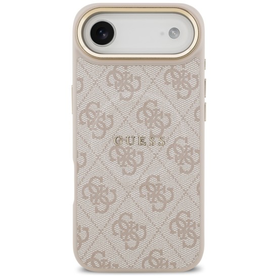 Guess 4G PU Classic Logo MagSafe Case for iPhone 17 Air - Pink
