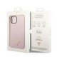 Guess Silicone Triangle Case for iPhone 14 6.1" - Purple