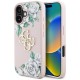 Guess Grained Roses Big 4G logo iPhone 16 case - pink Guess Grained Roses Big 4G logo iPhone 16 case - pink