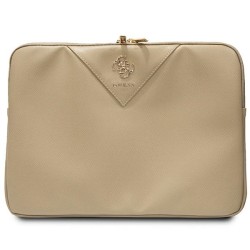 Guess Triangle 4G cover for a 14" laptop - gold Guess Triangle 4G cover for a 14" laptop - gold