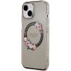 Guess IML Flowers Wreath MagSafe case for iPhone 15 / 14 / 13 - black Guess IML Flowers Wreath MagSafe case for iPhone 15 / 14 / 13 - black