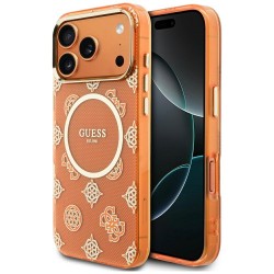 Guess IML Peony Dot MagSafe Case for iPhone 17 Pro Max - Orange Guess IML Peony Dot MagSafe Case for iPhone 17 Pro Max - Orange