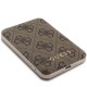 Guess Powerbank inductive 15W GUPB5FP4EMGW 5000mAh brown/brown 4G Leather Metal Logo MagSafe Guess Powerbank inductive 15W GUPB5FP4EMGW 5000mAh brown/brown 4G Leather Metal Logo MagSafe
