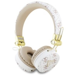 Guess Bluetooth ENC GUBH70E4PTMH on-ear headphones white 4G Triangle Round Shape Guess Bluetooth ENC GUBH70E4PTMH on-ear headphones white 4G Triangle Round Shape