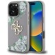 Guess Grained Roses Big 4G Logo iPhone 16 Pro Max Case - Purple Guess Grained Roses Big 4G Logo iPhone 16 Pro Max Case - Purple