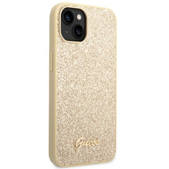 Guess GUHCP14SHGGSHD iPhone 14 6.1" gold/gold hard case Glitter Script Guess GUHCP14SHGGSHD iPhone 14 6.1" gold/gold hard case Glitter Script