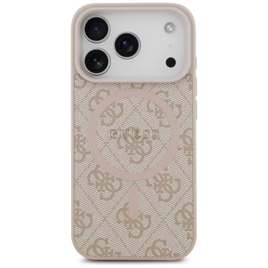Guess 4G Ring Classic Logo MagSafe Case for iPhone 17 Pro - Pink Guess 4G Ring Classic Logo MagSafe Case for iPhone 17 Pro - Pink