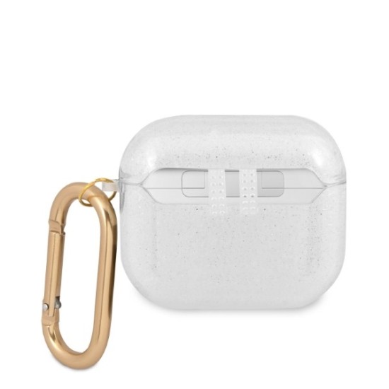 Guess GUA3UCG4GT AirPods 3 cover Transparent Glitter Collection Guess GUA3UCG4GT AirPods 3 cover Transparent Glitter Collection