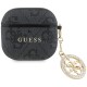 Guess 4G Strass Charm Case for AirPods 4 - Black Guess 4G Strass Charm Case for AirPods 4 - Black