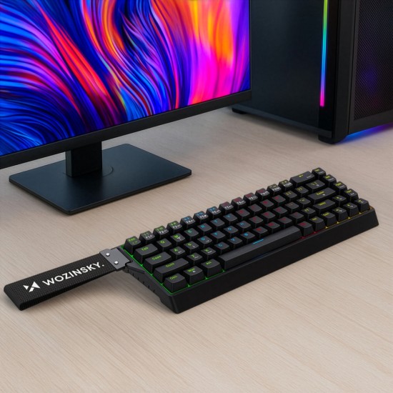 Wozinsky WKGP-1165 Mechanical Gaming Keyboard with RGB Backlight - Black Wozinsky WKGP-1165 Mechanical Gaming Keyboard with RGB Backlight - Black