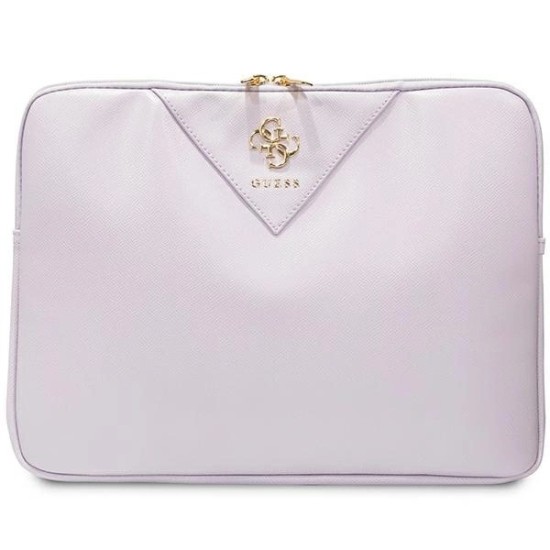 Guess Triangle 4G cover for a 14" laptop - purple Guess Triangle 4G cover for a 14" laptop - purple