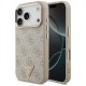 Guess 4G Triangle Logo MagSafe Case for iPhone 17 Pro - Rose Gold