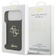 Guess Fixed Glitter Big 4G case for iPhone 17 Pro Max - black
