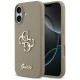 Guess Silicone Big 4G Script Case for iPhone 17 - Brown