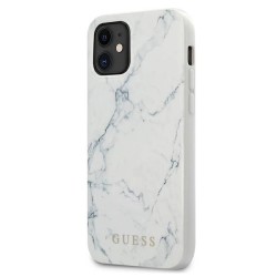 Guess Marble Case for iPhone 12 mini 5.4" - White