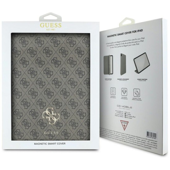Guess GUFC13RM24PS4SGW iPad Air 13" 2024 brown Magnetic 4G Big Logo Guess GUFC13RM24PS4SGW iPad Air 13" 2024 brown Magnetic 4G Big Logo