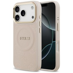 Guess Peony Hot Stamp MagSafe Case for iPhone 17 Pro - Pink Guess Peony Hot Stamp MagSafe Case for iPhone 17 Pro - Pink