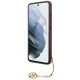 Guess 4G Charms Collection case for Samsung Galaxy A35 - brown