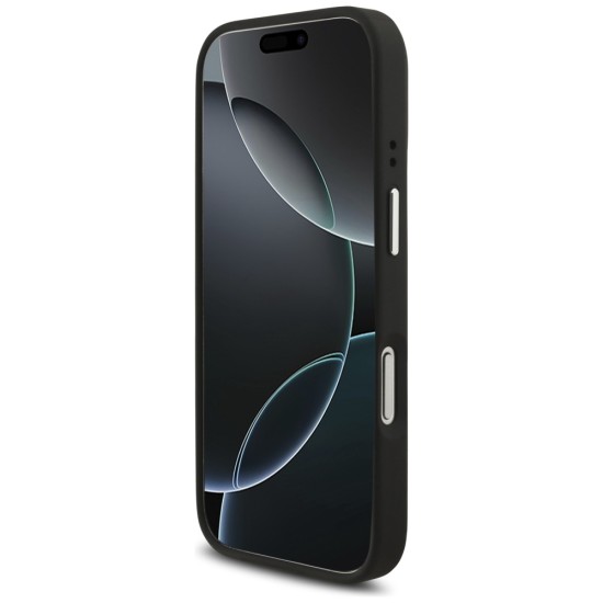 Guess Grained Big 4G Classic Logo case for iPhone 17 Pro - black Guess Grained Big 4G Classic Logo case for iPhone 17 Pro - black