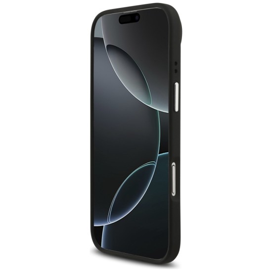 Guess Grained Big 4G Classic Logo case for iPhone 17 Air - black
