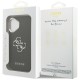 Guess Grained Big 4G Classic Logo case for iPhone 17 - black Guess Grained Big 4G Classic Logo case for iPhone 17 - black