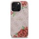 Guess GUHMP16LP4ROPEMCP iPhone 16 Pro 6.3" pink/pink hardcase 4G Flowers Print MagSafe Guess GUHMP16LP4ROPEMCP iPhone 16 Pro 6.3" pink/pink hardcase 4G Flowers Print MagSafe
