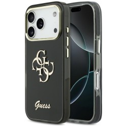 Guess IML 4G Script Metal case for iPhone 17 Pro Max - black Guess IML 4G Script Metal case for iPhone 17 Pro Max - black
