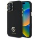 Guess Silicone Logo Strass 4G Case for iPhone 16 - Black Guess Silicone Logo Strass 4G Case for iPhone 16 - Black