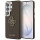 Guess Grained Big 4G Metal Logo Case for Samsung Galaxy S26 Ultra - Brown Guess Grained Big 4G Metal Logo Case for Samsung Galaxy S26 Ultra - Brown