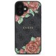 Guess GUHMP16SP4ROPEMCK iPhone 16 6.1" black/black hardcase 4G Flowers Print MagSafe Guess GUHMP16SP4ROPEMCK iPhone 16 6.1" black/black hardcase 4G Flowers Print MagSafe