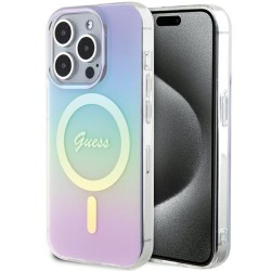 Guess GUHMP15XHITSU iPhone 15 Pro Max 6.7" purple/purple hardcase IML Iridescent MagSafe Guess GUHMP15XHITSU iPhone 15 Pro Max 6.7" purple/purple hardcase IML Iridescent MagSafe