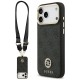 Guess 4G Srtass Logo & Big Strap Metal Buttons MagSafe Case for iPhone 17 Pro Max - Black Guess 4G Srtass Logo & Big Strap Metal Buttons MagSafe Case for iPhone 17 Pro Max - Black