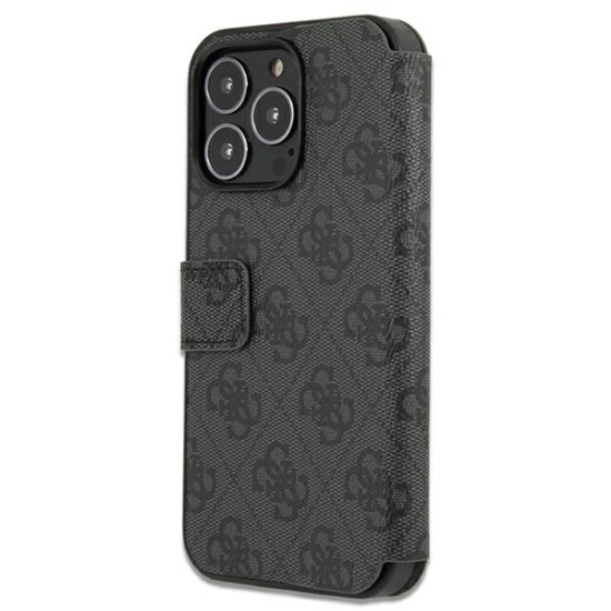 Guess GUBKP13X4GMGGR iPhone 13 Pro Max 6.7" gray/gray book 4G Big Metal Logo Guess GUBKP13X4GMGGR iPhone 13 Pro Max 6.7" gray/gray book 4G Big Metal Logo