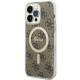 Guess IML 4G MagSafe Case for iPhone 15 Pro Max - Brown Guess IML 4G MagSafe Case for iPhone 15 Pro Max - Brown
