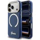 Guess IML Script Metal MagSafe Case for iPhone 17 Pro Max - Blue Guess IML Script Metal MagSafe Case for iPhone 17 Pro Max - Blue
