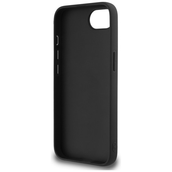 Guess Fixed Glitter Big 4G case for iPhone 16e - black