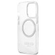 Guess Metal Outline MagSafe case for iPhone 13 Pro / iPhone 13 - silver Guess Metal Outline MagSafe case for iPhone 13 Pro / iPhone 13 - silver