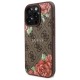 Guess GUHMP16LP4ROPEMCW iPhone 16 Pro 6.3" brown/brown hardcase 4G Flowers Print MagSafe Guess GUHMP16LP4ROPEMCW iPhone 16 Pro 6.3" brown/brown hardcase 4G Flowers Print MagSafe