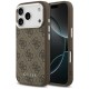Guess 4G Classic Logo MagSafe case for iPhone 17 Pro - brown
