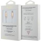 Guess Ebossed Logo USB-C / Lightning cable 1.5m fast charging - gold Guess Ebossed Logo USB-C / Lightning cable 1.5m fast charging - gold