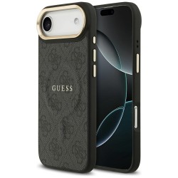 Guess 4G PU Classic Logo MagSafe case for iPhone 17 Air - black