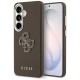 Guess Grained Big 4G Metal Logo Case for Samsung Galaxy S26+ - Brown Guess Grained Big 4G Metal Logo Case for Samsung Galaxy S26+ - Brown