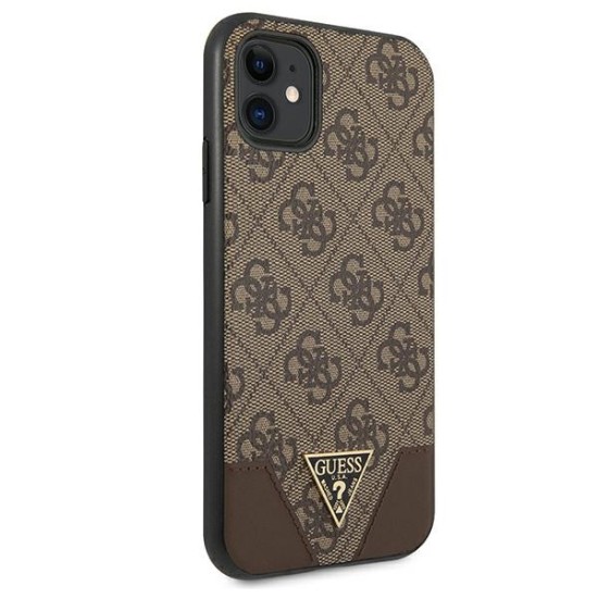 Guess 4G Triangle Collection case for iPhone 11 6.1" / Xr 6.1" - brown