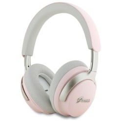 Guess Bluetooth ANC/ENC Headphones GUBHC22PSBCSMP Pink DB Metal Script Logo Guess Bluetooth ANC/ENC Headphones GUBHC22PSBCSMP Pink DB Metal Script Logo