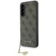 Guess 4G Charms Collection Case for Samsung Galaxy A56 - Brown