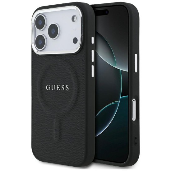 Guess Classic Logo MagSafe Case for iPhone 17 Pro - Black Guess Classic Logo MagSafe Case for iPhone 17 Pro - Black