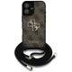 Guess 4G Big Logo Cord Stap Crossbody Case for iPhone 16 Brown Guess 4G Big Logo Cord Stap Crossbody Case for iPhone 16 Brown